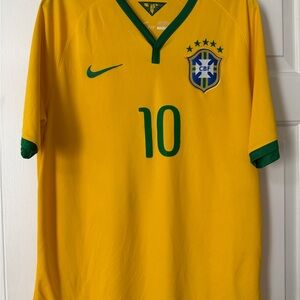 Nike Brazil Neymar Jr Soccer Jersey